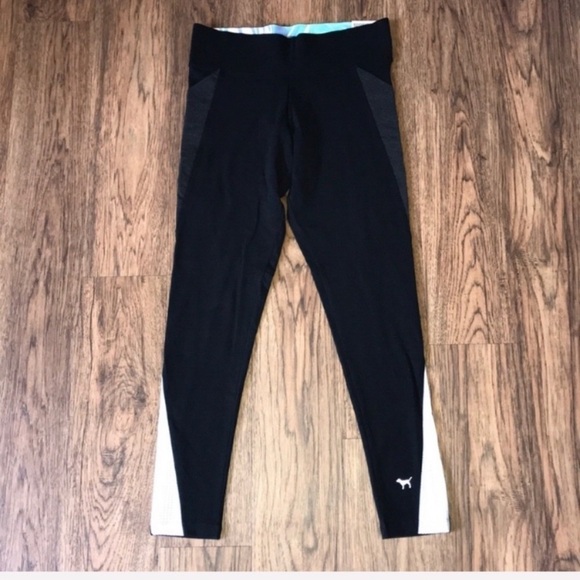 VS PINK Leggings - Silver & Tropical PINK - Picture 5 of 7